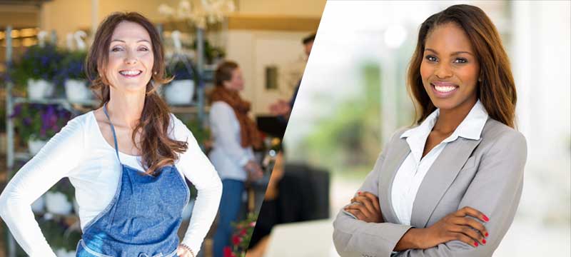 Two female entrepreneurs